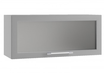 Гарда ПГС 800 шкаф верхний горизонтальный со стеклом Ваниль в Дубинино - dubinino.mebel54.com | фото