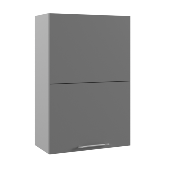 Гарда ВПГПМ 600 шкаф верхний высокий Blum Aventos (Ваниль/корпус Серый) в Дубинино - dubinino.mebel54.com | фото
