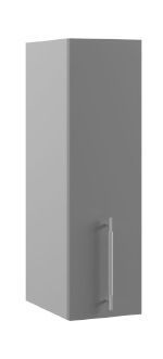 Капри П 200 шкаф верхний (Липа белый/корпус Серый) в Дубинино - dubinino.mebel54.com | фото
