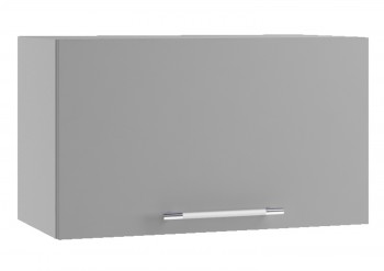 Капри ПГ 600 шкаф верхний горизонтальный (Липа белый/корпус Серый) в Дубинино - dubinino.mebel54.com | фото