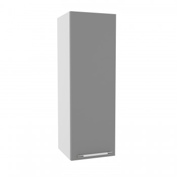 Капри ВП 300 шкаф верхний высокий (Липа белый/корпус Серый) в Дубинино - dubinino.mebel54.com | фото