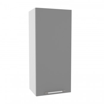 Капри ВП 400 шкаф верхний высокий (Липа белый/корпус Серый) в Дубинино - dubinino.mebel54.com | фото