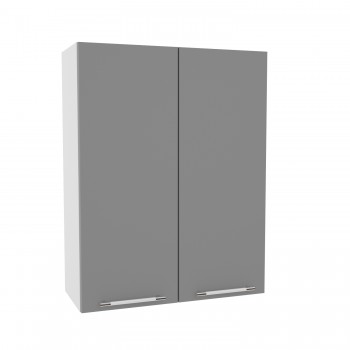 Капри ВП 700 шкаф верхний высокий (Липа белый/корпус Серый) в Дубинино - dubinino.mebel54.com | фото