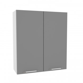Капри ВП 800 шкаф верхний высокий (Липа белый/корпус Серый) в Дубинино - dubinino.mebel54.com | фото