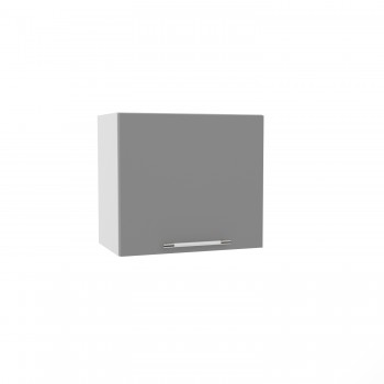 Капри ВПГ 500 шкаф верхний горизонтальный высокий (Липа белый/корпус Серый) в Дубинино - dubinino.mebel54.com | фото