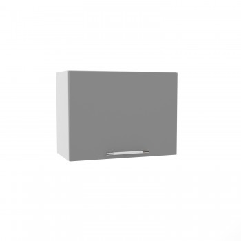 Капри ВПГ 600 шкаф верхний горизонтальный высокий (Липа белый/корпус Серый) в Дубинино - dubinino.mebel54.com | фото