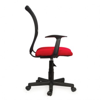 Кресло BRABIX Spring MG-307 (красно-черный) в Дубинино - dubinino.mebel54.com | фото