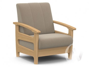 Кресло для отдыха Омега (бук лак/CATANIA LATTE) в Дубинино - dubinino.mebel54.com | фото