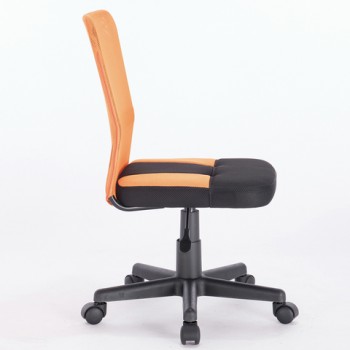 Кресло компактное BRABIX Smart MG-313 (черный, оранжевый) в Дубинино - dubinino.mebel54.com | фото
