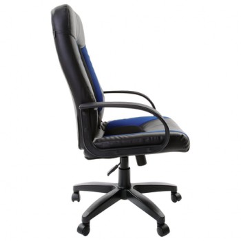 Кресло офисное BRABIX Strike EX-525 (сине-черный) в Дубинино - dubinino.mebel54.com | фото