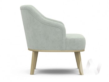 Кресло отдыха Комфорт-5 низкая спинка (бесцветный лак/FRESCA BRILLIANT) в Дубинино - dubinino.mebel54.com | фото
