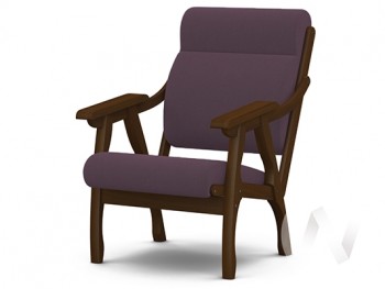 Кресло Вега-10 (орех лак/ULTRA PLUM) в Дубинино - dubinino.mebel54.com | фото