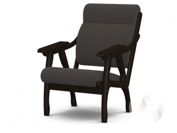 Кресло Вега-10 (венге лак/ULTRA GRAFIT) в Дубинино - dubinino.mebel54.com | фото