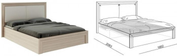 Кровать 1,6 Глэдис (М32) с подъемным механизмом Распродажа в Дубинино - dubinino.mebel54.com | фото