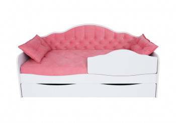 Кровать 170 серии Иллюзия Лайт 1 ящик 89 Розовый (подушки) в Дубинино - dubinino.mebel54.com | фото