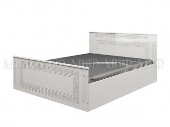 Кровать Афина-1 1,4 м (Белый/Белый глянец) в Дубинино - dubinino.mebel54.com | фото
