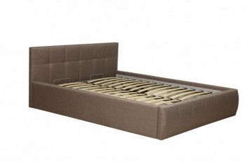 Кровать "Диана" ш. 1400 (Н=1010мм) (жаккард шоколад) в Дубинино - dubinino.mebel54.com | фото
