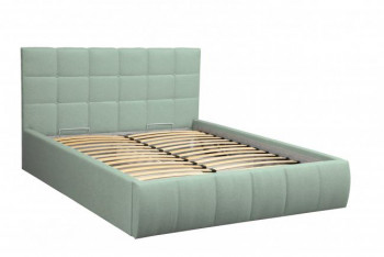Кровать "Диана" ш. 1600 (Н=1010мм) (жаккард аква) в Дубинино - dubinino.mebel54.com | фото