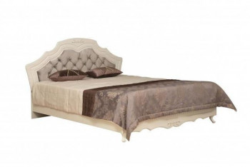 Кровать двойная "Кантри" (вудлайн кремовый/патина/ортопед/1820) в Дубинино - dubinino.mebel54.com | фото