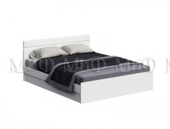 Кровать Нэнси New 1,6м (Белый/белый глянец) в Дубинино - dubinino.mebel54.com | фото