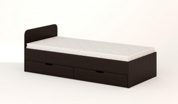 Кровать с ящиками 900 (Венге) в Дубинино - dubinino.mebel54.com | фото