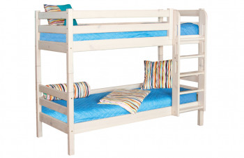 Кровать Соня вариант 9 двухъярусная с прямой лестницей Лаванда в Дубинино - dubinino.mebel54.com | фото