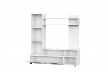 Мебель для гостиной "МГС 9" Белый / Цемент светлый в Дубинино - dubinino.mebel54.com | фото