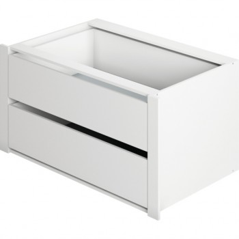 Модуль с ящиками для шкафа 600 Белый снег в Дубинино - dubinino.mebel54.com | фото