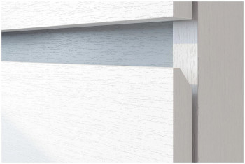 Модульная система "Токио" Пенал Белый текстурный / Белый текстурный в Дубинино - dubinino.mebel54.com | фото