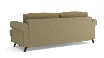 Оливер / диван - кровать 3-х местн. (еврокнижка) (велюр велутто коричневый 23 в Дубинино - dubinino.mebel54.com | фото