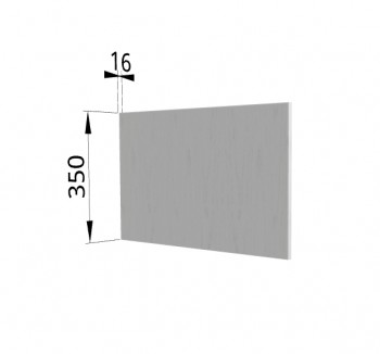 Панель торцевая (для шкафа горизонтального глубокого) ГПГ Капри (Липа белый) в Дубинино - dubinino.mebel54.com | фото