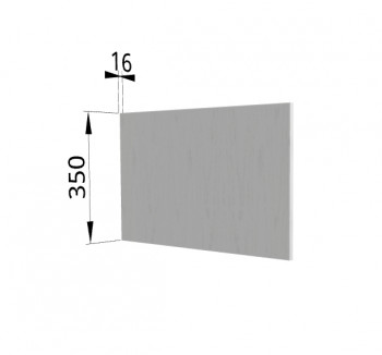 Панель торцевая (для шкафа горизонтального глубокого) ГПГ Ройс (Графит софт) в Дубинино - dubinino.mebel54.com | фото
