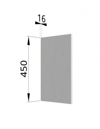 Панель торцевая (для шкафа горизонтального высокого) ВПГ Гарда (Белый) в Дубинино - dubinino.mebel54.com | фото