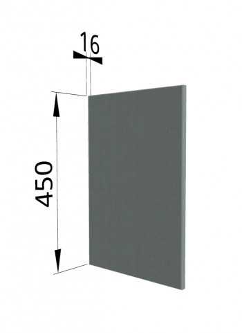 Панель торцевая (для шкафа горизонтального высокого) ВПГ Квадро (Нарцисс) в Дубинино - dubinino.mebel54.com | фото