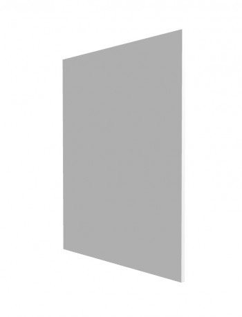 Панель торцевая С Ройс (для шкафов нижних) Белый софт в Дубинино - dubinino.mebel54.com | фото