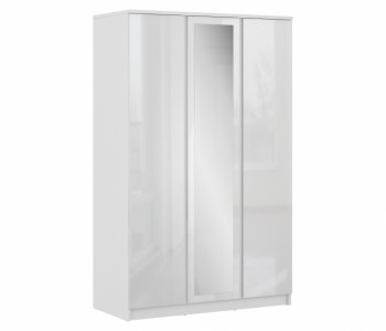 Шкаф 3-х дверный СБ-2493 Медея (Белый/Белый глянец) в Дубинино - dubinino.mebel54.com | фото