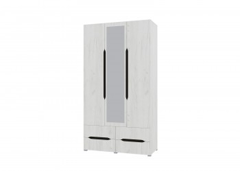 Шкаф 3-х створчатый с ящиками и зеркалом Вега (Прованс) в Дубинино - dubinino.mebel54.com | фото