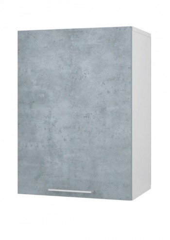 Шкаф 45 с фасадом Лофт (Камень Оленна/Белый) в Дубинино - dubinino.mebel54.com | фото