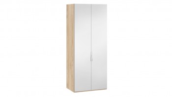 Шкаф для одежды с 2 зеркальными дверями «Эмбер» Яблоня Беллуно в Дубинино - dubinino.mebel54.com | фото