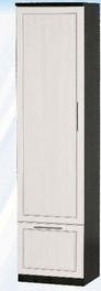 Шкаф средний с ящиком ДЛЯ ГОСТИНОЙ ШСЯ-450 Венге/Дуб выбеленный в Дубинино - dubinino.mebel54.com | фото