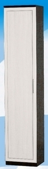 Шкаф высокий ДЛЯ ГОСТИНОЙ ШВ-450 Венге/Дуб выбеленный в Дубинино - dubinino.mebel54.com | фото