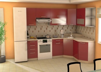 Угловая кухня Максимус-24 2400х1700 мм в Дубинино - dubinino.mebel54.com | фото